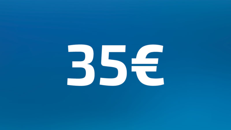 35 Euro Wergutschein der Erlebnisfabrik