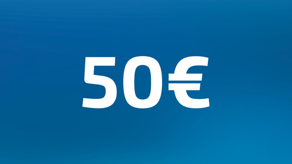 50 Euro Wertgutschein der Erlebnisfabrik