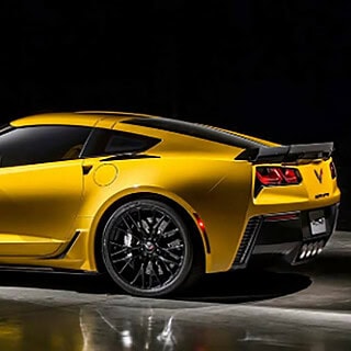 Seitenansicht der Corvette Z06 C7.R selber fahren