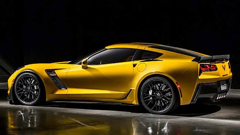 Seitenansicht der Corvette Z06 C7.R selber fahren