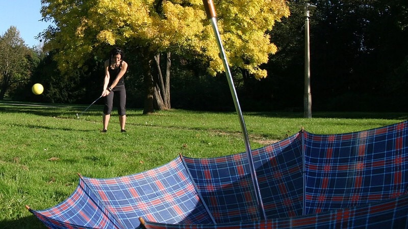 Golf wird in Leipzig gespielt