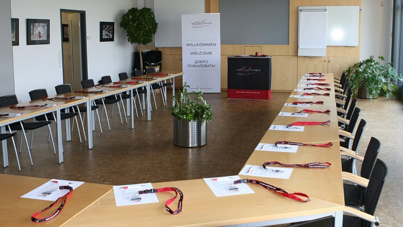 Seminarraum beim Fahrsicherheitstraining