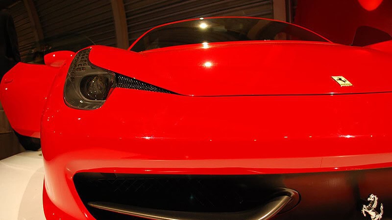 Frontansicht Ferrari F458 Italia selber fahren