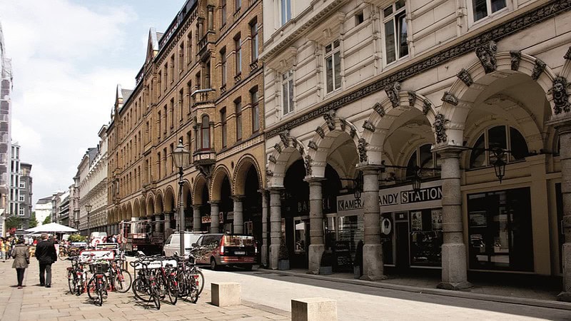 Ladenstraße Hamburg Stadtspiel (Ver-)Führung