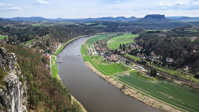 Elbe in der Sächsischen Schwiez