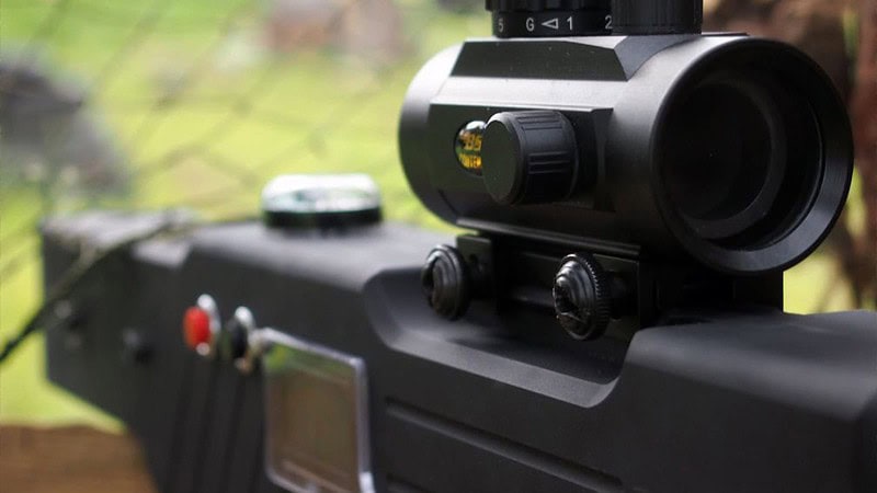 Detailaufnahme Laserzielgerät Lasergame