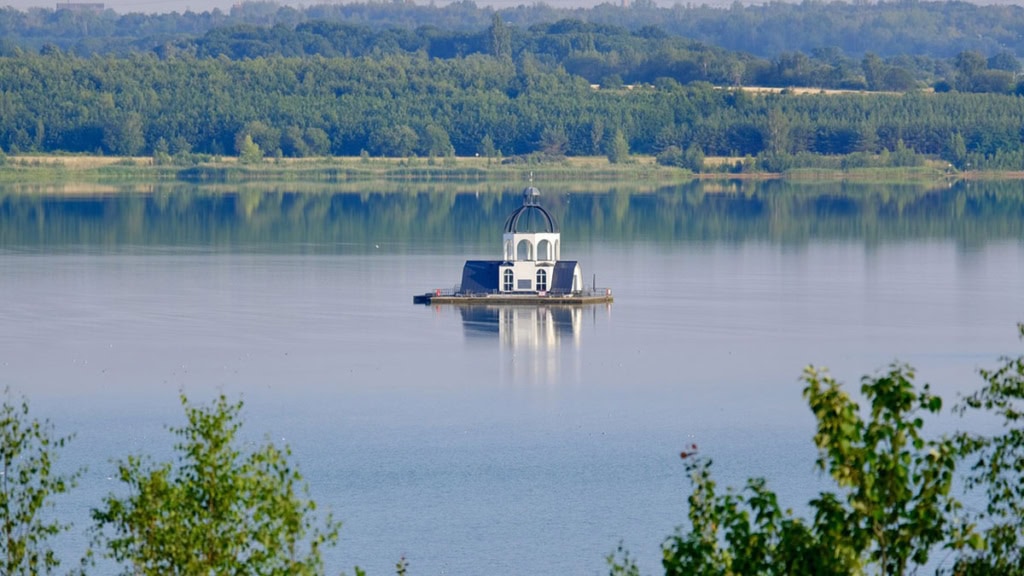 Ansicht des Strömthaler Sees in Leipzig