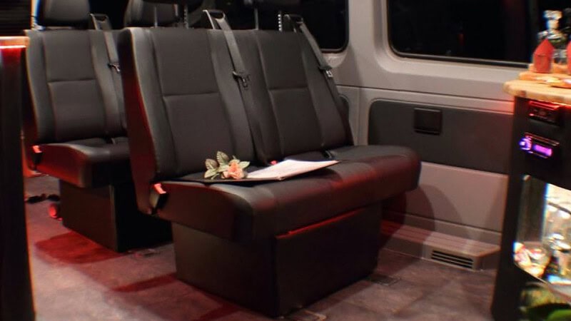 Partybus mieten in Dresden Blick ins Innere