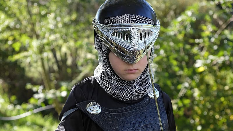 Erlebnis-Tag: Ab heute ein Ritter - Kind in Ritterkostüm