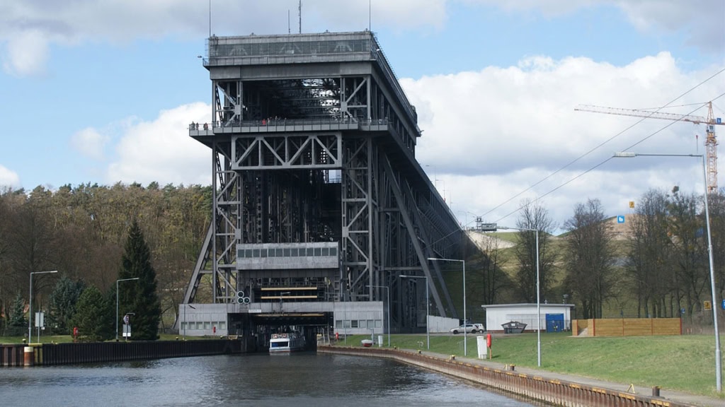 Schiffshebewerk Ansicht des Schifsshebewerk