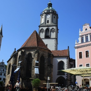 Kirche in Meißen Stadtspiel (Ver-) Führung in Meißen