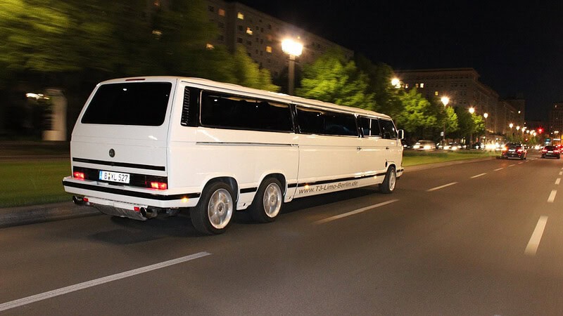 Seitensansicht des VW T3 Limousine in Berlin