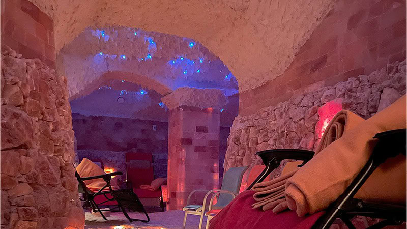 gemütliche Atmosphäre in der Salzgrotte Radeberg