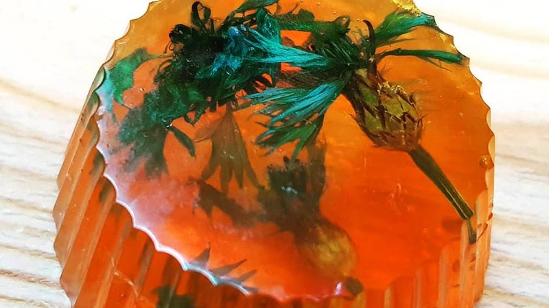 Seifen in Form einer Praline