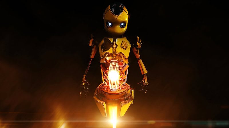 VR Spiel in Berlin - Escape Room Roboter.