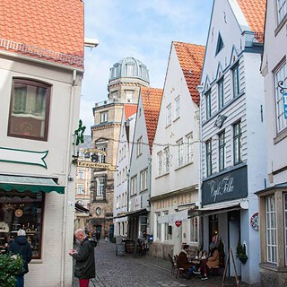 Blick auf die Bremer Stadtstraßen
