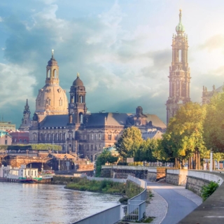 Aussicht auf die Stadt Dresden