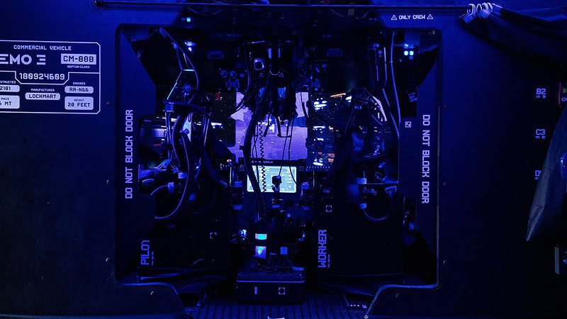 Cockpitaußenansicht der Nemo 3