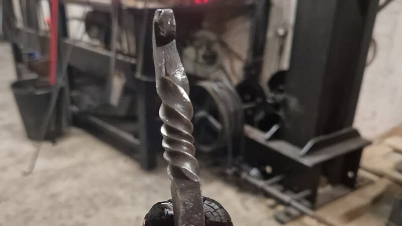 Ansicht des geschmiedeten Flaschenöffner beim Teamevent