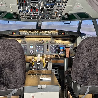 Ansicht des Cockpits
